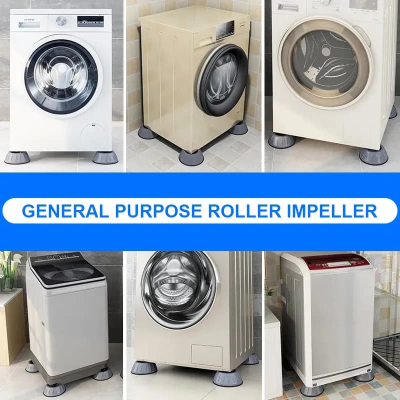 Washing Machine Support Dampers Stand 4Pcs Anti Vibration Feet Pads Rubber Legs Slipstop Silent Skid Raiser Mat