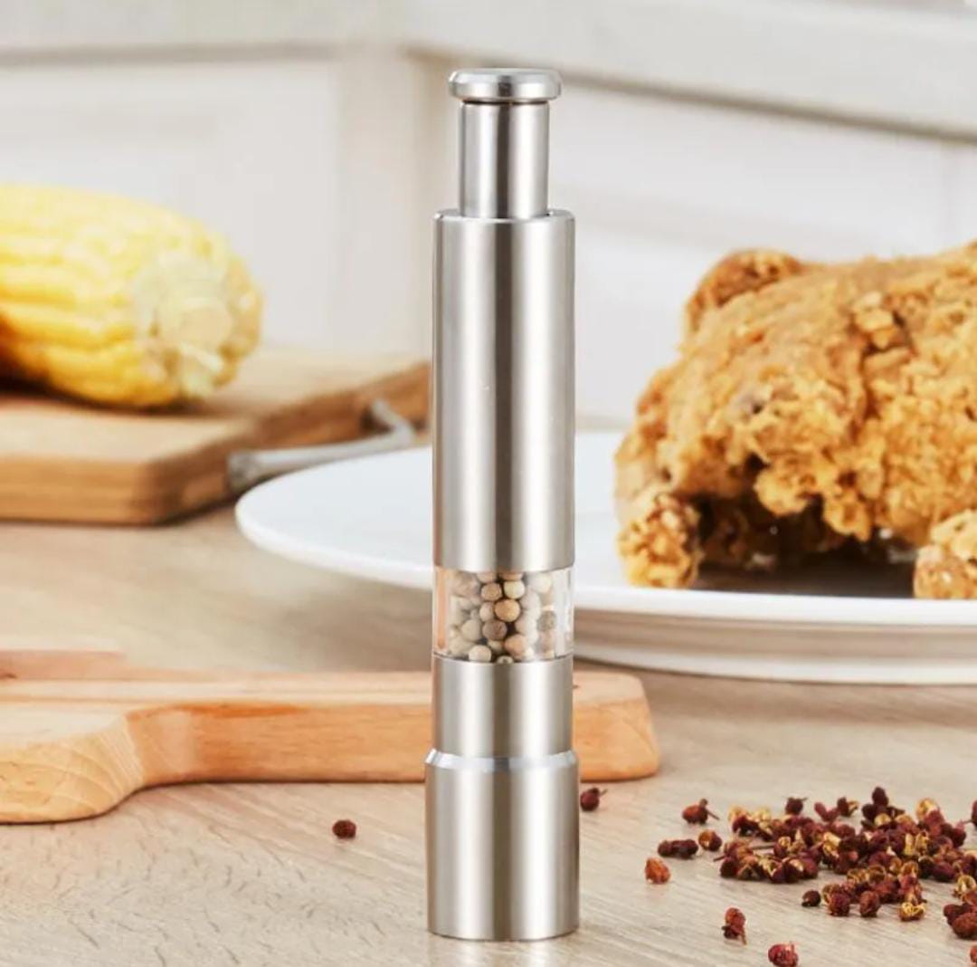 pepper grinder Hand Crusher Muller for Spices Seasoning & Herbs thumb Press Manual Stainless steel and Multi Functional, Kitchen Tools