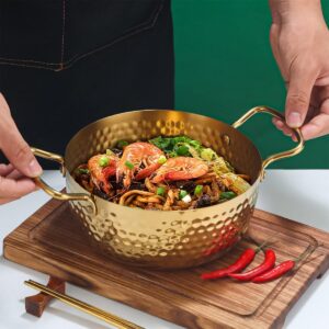 Stainless Steel Hammer Pattern Korean Pot