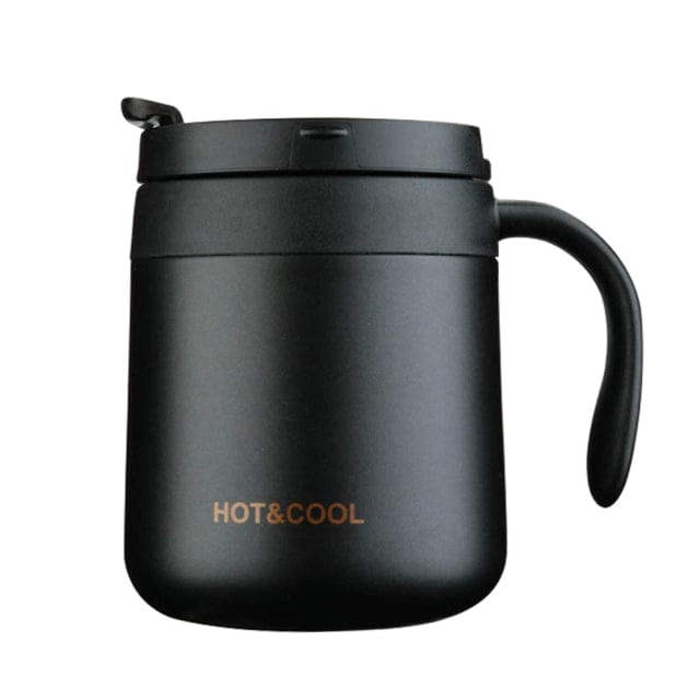 Coffee Tea Thermos Tumbler Cup With Handle Travel Coffee Mug 350ml 500ml Stainless Steel Double Wall Vacuum Flask Office