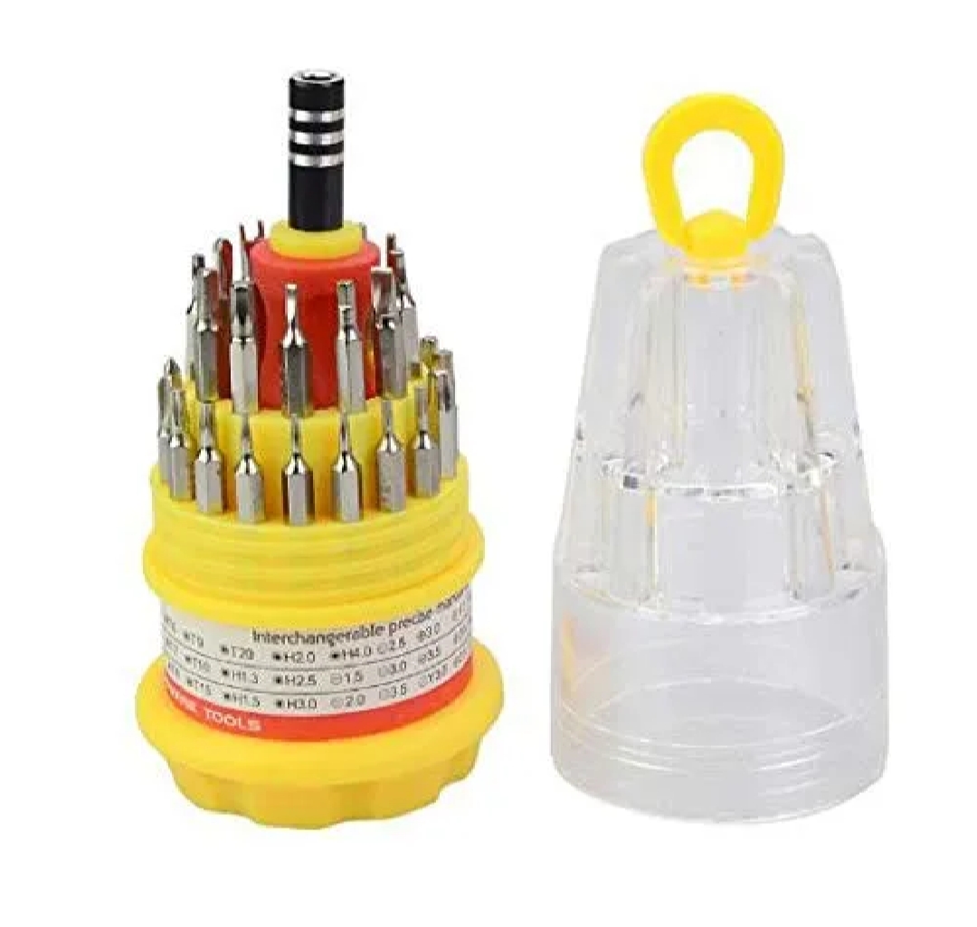 Jackly 31 in 1 - Universal Magnetic Screw Driver Tool Kit - Multicolour