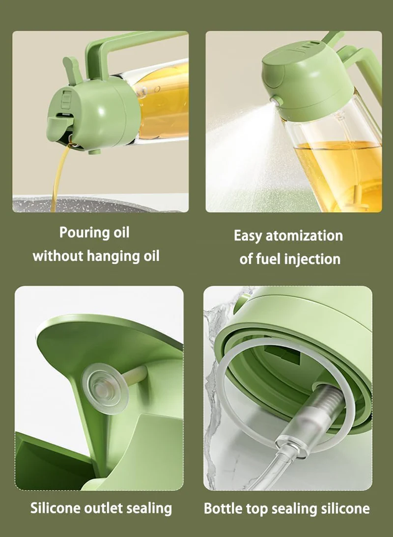 2 in 1 Oil Sprayer and Dispenser Bottle - 500ml