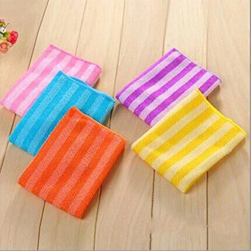 Pack of 5 Microfiber Kitchen Towels – High Absorbency & Fast Drying