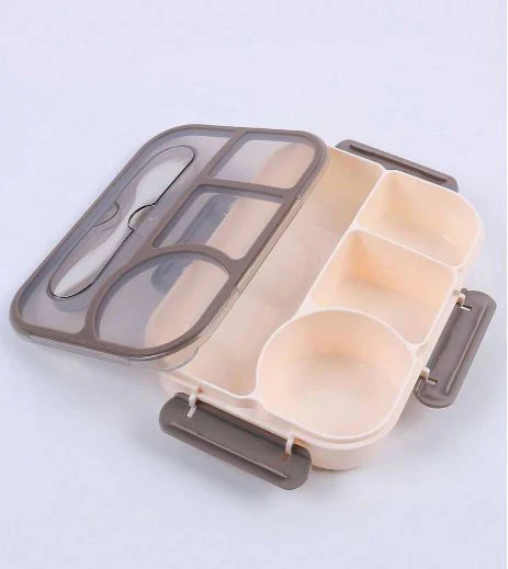 Kids Bento Lunch Box with Fork – Leakproof & Safe