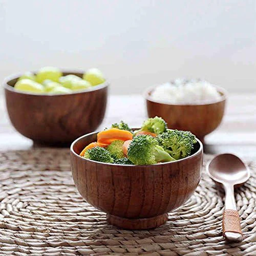 Multipurposed Wooden Serving Bowl